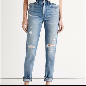 Madewell The Perfect Vintage Jean In Chet Wash Distressed Edition